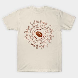 Coffee Break Circle Style T-Shirt